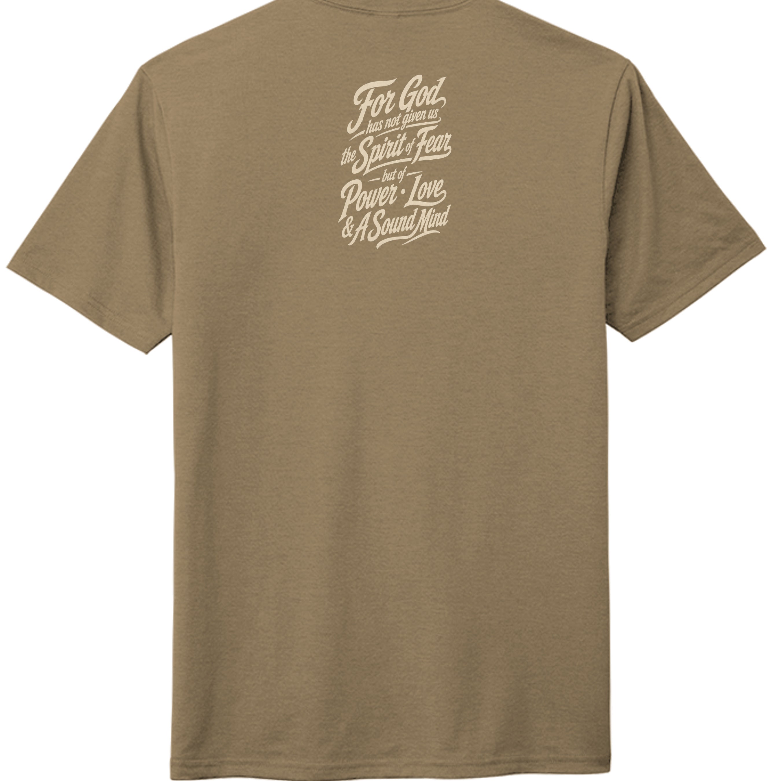 Coyote Brown Heather - DM130 - BACK