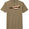 Coyote Brown Heather - DM130 - FRONT