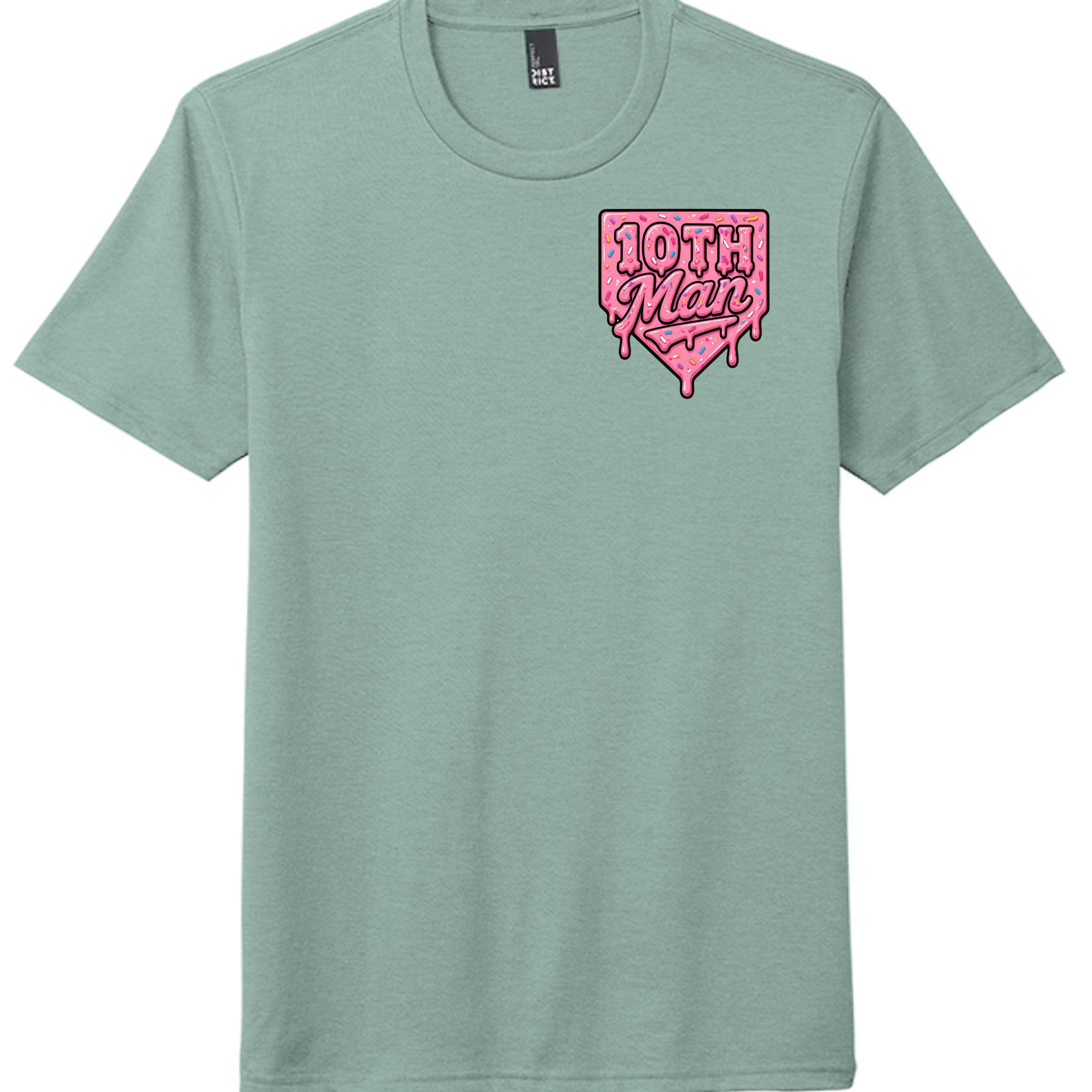 Heathered Dusty Sage - DM130 - FRONT