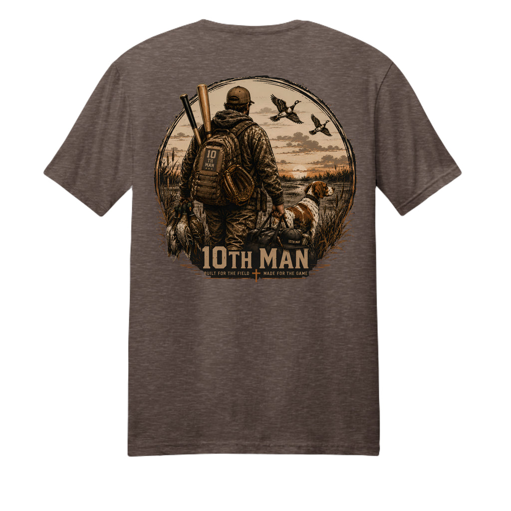 Heathered Brown - DM108 - BACK