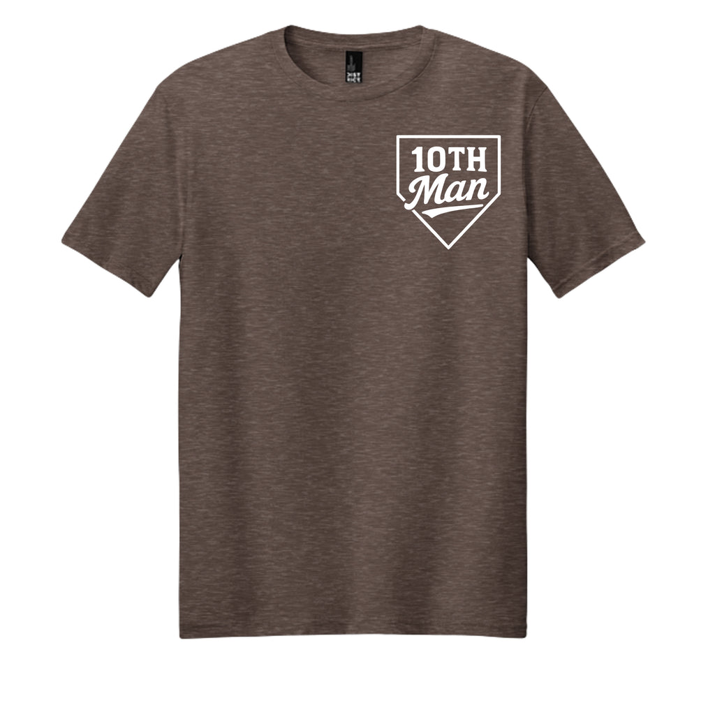 Heathered Brown - DM108 - FRONT